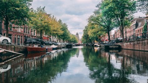 Netherlands seen from a river