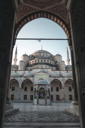 The Blue Mosque front view